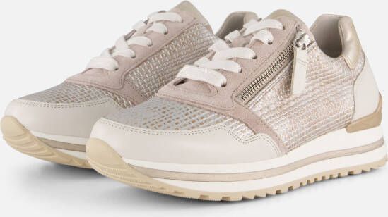 GABOR Lage Sneakers Dames 528 Maat: 40 5 Materiaal: Leer Kleur: Grijs