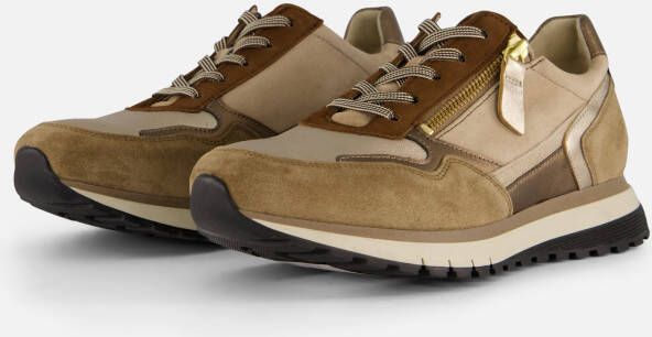 Gabor Beige Damessneaker Stijlvol en Comfortabel Beige Dames