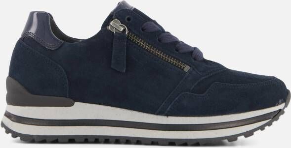 Gabor Sneakers blauw Suede