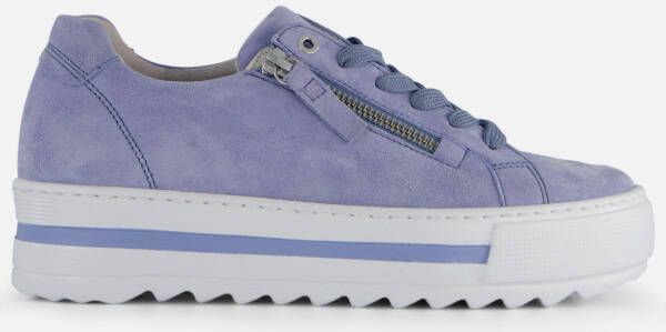 Gabor Sneakers blauw Suede