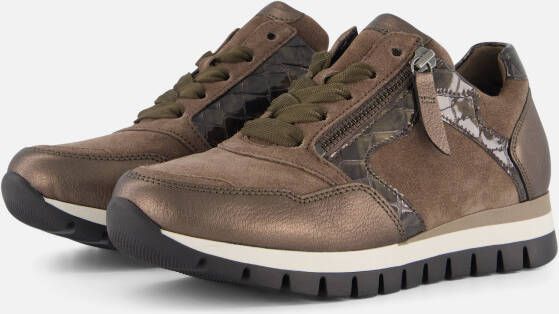 Gabor Sneakers bruin Leer