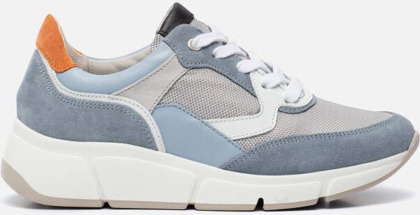 Gabor 86.475.36 Grey Blue Orange Lage sneakers