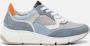 Gabor 86.475.36 Grey Blue Orange Lage sneakers - Thumbnail 2