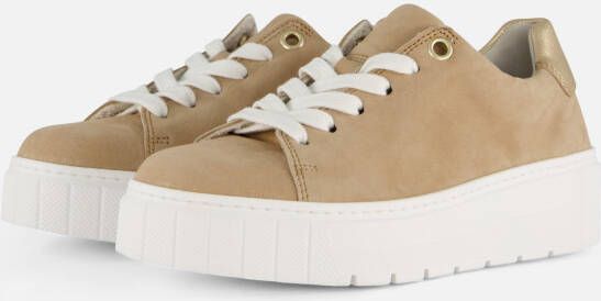 Gabor Sneakers taupe Suede Dames