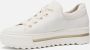 GABOR Lage Sneakers Dames 496 Maat: 44 Materiaal: Leer Kleur: Wit - Thumbnail 1