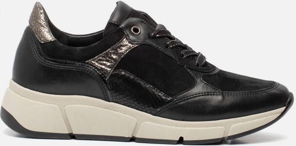 Gabor Sneakers zwart Textiel