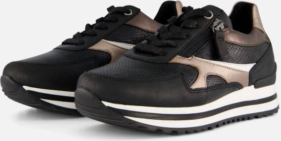 GABOR Lage Sneakers Dames 526 Maat: 38 5 Materiaal: Leer Kleur: Zwart
