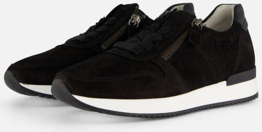 Gabor Sportieve Lage Dames sneaker met veter en rits