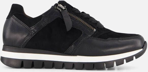 Gabor Sneakers zwart Suede