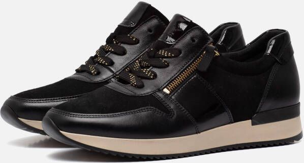 Gabor Sneakers zwart Suede Dames