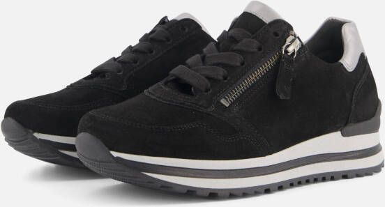 GABOR Lage Sneakers Dames 528 Maat: 36 Materiaal: Suède Kleur: Zwart - Foto 6