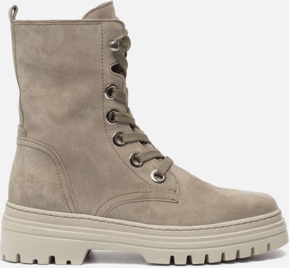 Gabor Veterboots Grijs Suede 178350 Dames