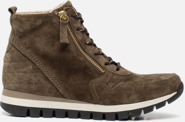 Gabor Vrouwen Suède Lage sneakers Damesschoenen 76.455 Groen