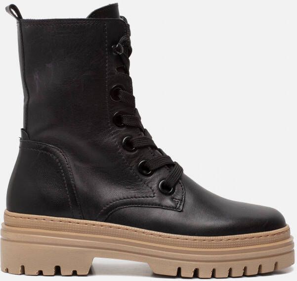 Gabor Zwarte Caramel Gesloten Booties Black Dames