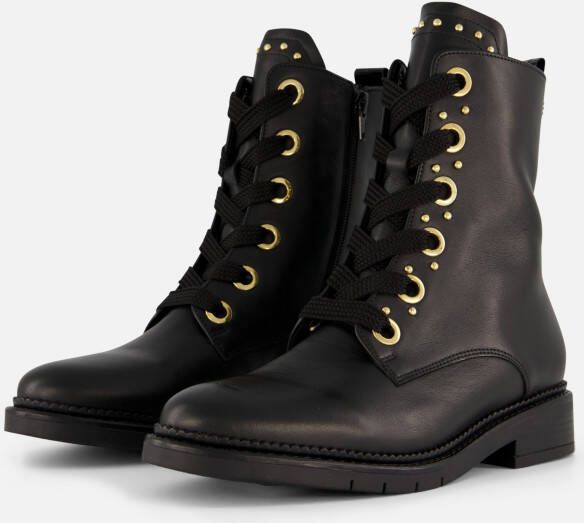 Gabor Veterboots zwart Leer