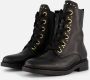 Gabor 52.705.57 Dames Veterboots Zwart - Thumbnail 2