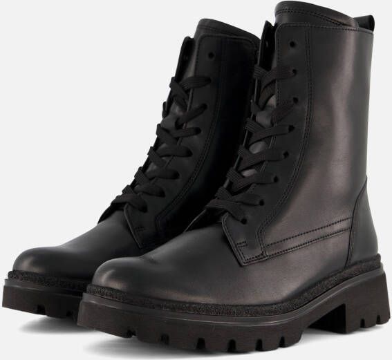 Gabor Veterboots zwart Leer
