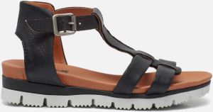 Giga Sandalen zwart Leer