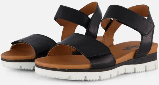 Giga Sandalen zwart Leer