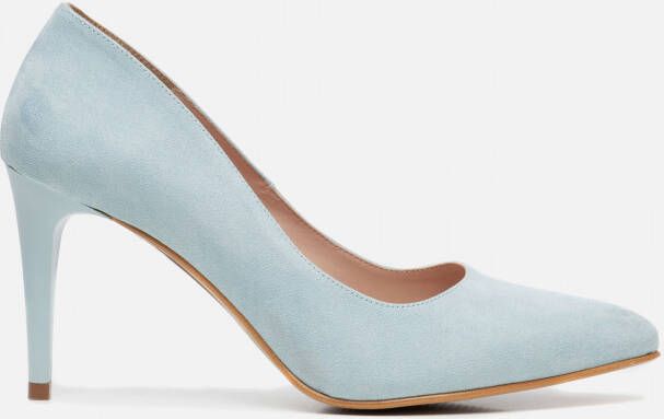 Giulia Pumps blauw Imitatiesuede 140378 - Schoenen.nl