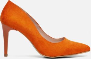 Giulia Pumps oranje Synthetisch