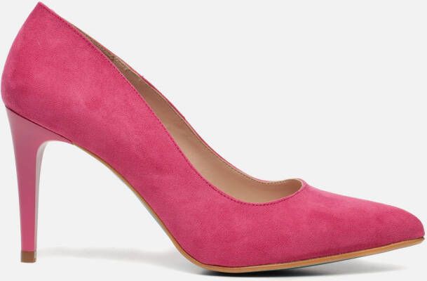 Giulia Pumps Roze Imitatiesuede 140326 - Schoenen.nl