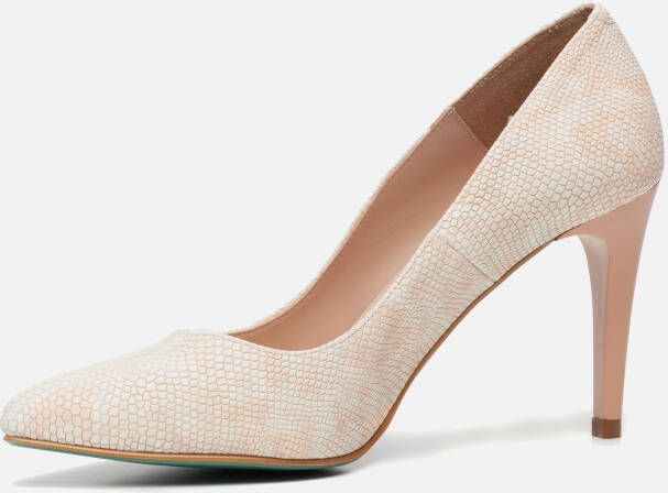 Giulia Pumps roze slangenprint Imitatieleer