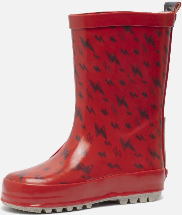 Go Bananas Alligator regenlaarzen rood Rubber