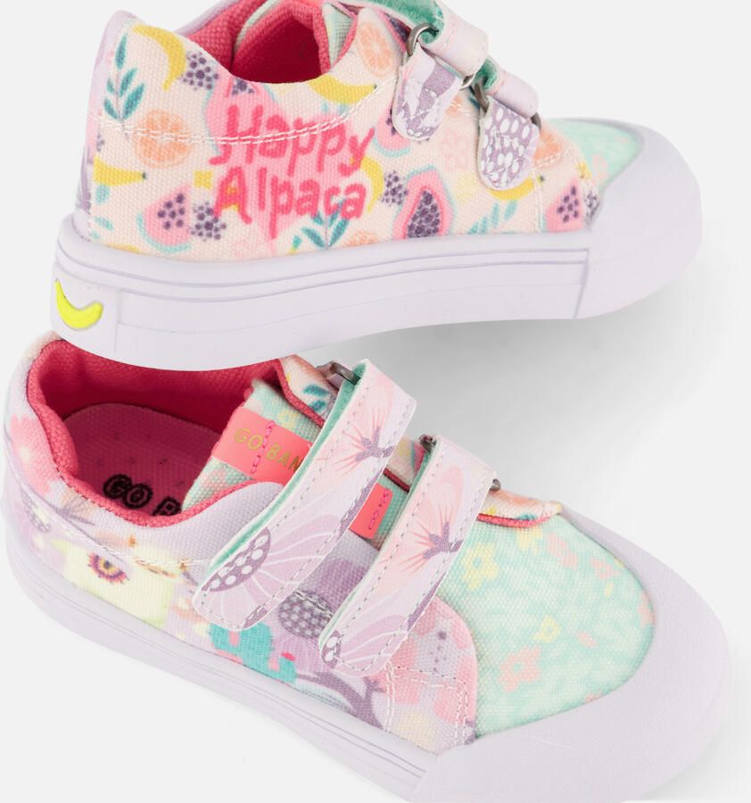 Go Banana's Go Bananas Alpaca Sneakers paars Canvas Dames - Foto 3