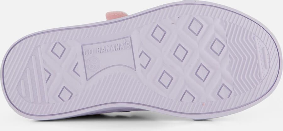 Go Banana's Go Banana S Sneaker Klittenband Peach Flowers Sneakers Kinderen Meisjes PEACH FLOWER Canvas - Foto 5