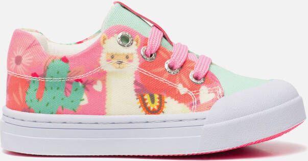 Go Banana's Regenlaarzen | | Pink Green | Textiel |