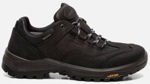 Grisport Walker Low wandelschoenen zwart Nubuck Heren