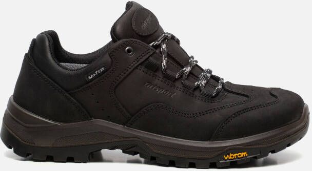 Grisport Walker Low wandelschoenen zwart Nubuck Heren