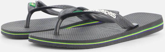 Havaianas Brasil zwart Rubber