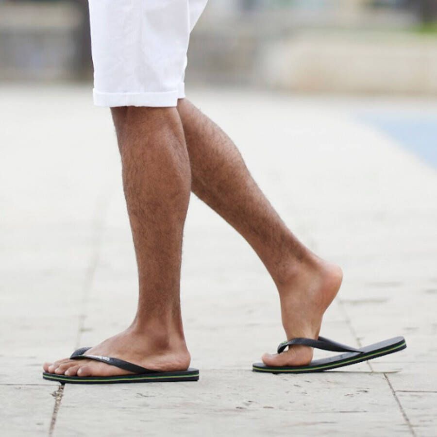 Havaianas Brasil zwart Rubber