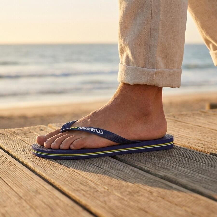 Havaianas Teenslippers Brasil Logo zomerschoen slippers poolslides met logo-opschrift - Foto 10