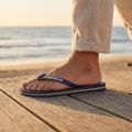 Havaianas Teenslippers Brasil Logo zomerschoen slippers poolslides met logo-opschrift - Blauw