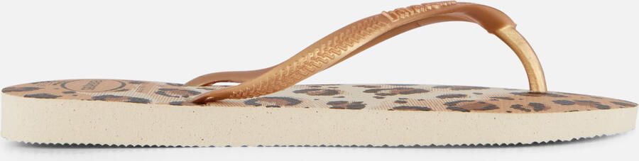 HAVAIANAS Teenslippers Dames Slim Animals Rubber Beige
