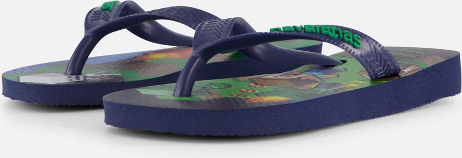 Havaianas Kids Minecraft navy blue multi blauw