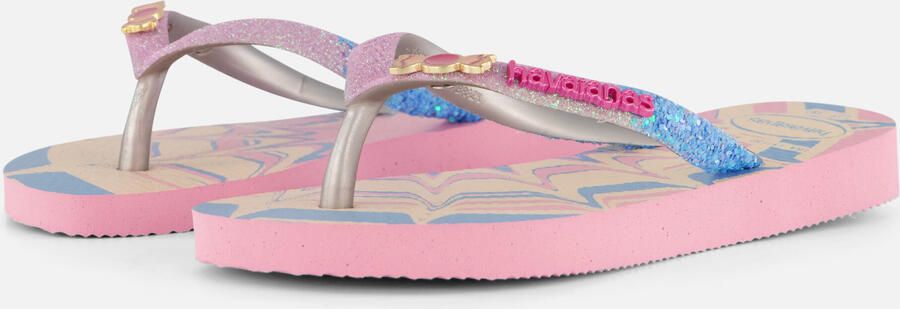 Havaianas Kids slim glitter trendy pink glow Multi