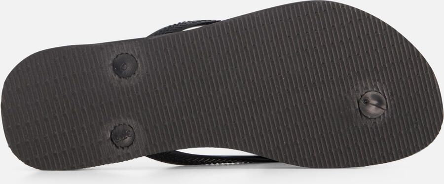 HAVAIANAS Teenslippers Dames Slim Logo Metallic Maat: 37 38 Materiaal: Rubber Kleur: Zwart - Foto 7