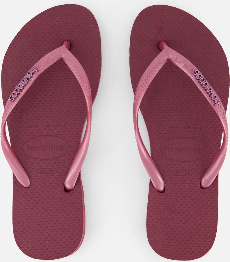 Havaianas HAV. SLIM LOGO METALLIC AMARANTH Dames Slippers amaranth - Foto 3