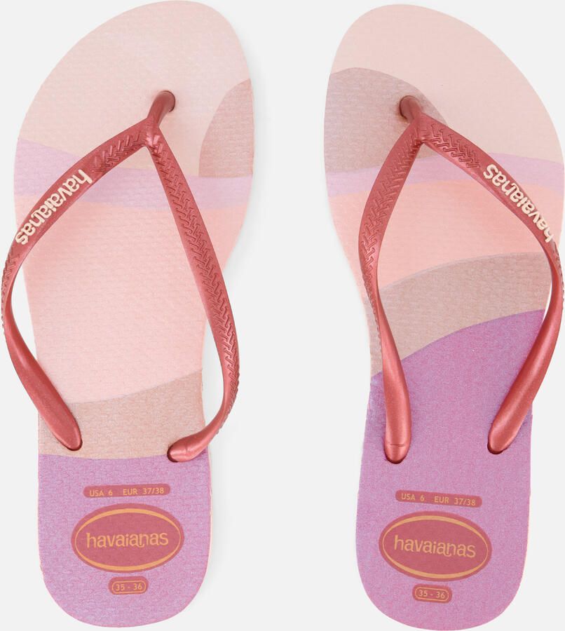 Havaianas Meisjes Slim Palette Glow Slippers Pink Dames - Foto 3