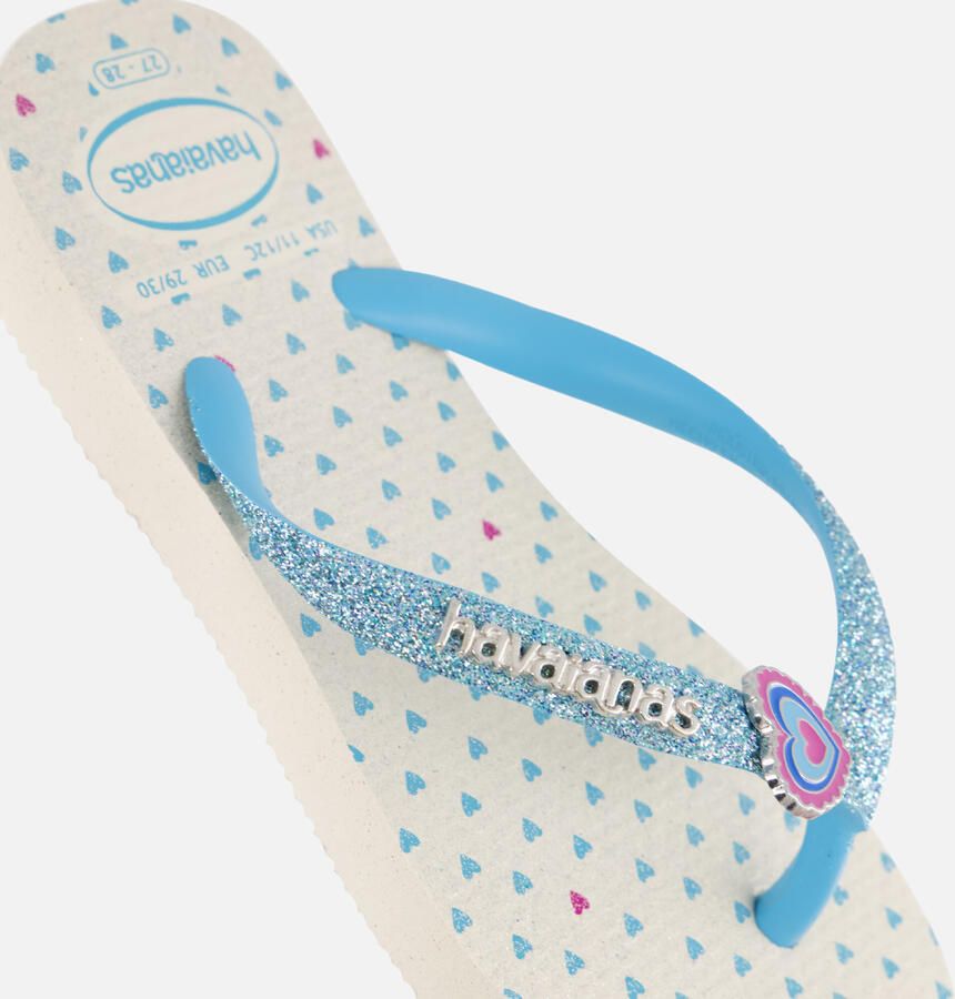 Havaianas HAV. KIDS SLIM GLITTER II BEIGE Meisjes Slippers beige - Foto 2