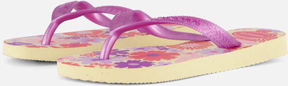 Havaianas Kids Flores Slippers paars Rubber