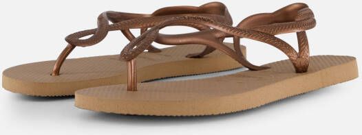 Havaianas Luna Slippers roze Rubber
