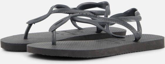 Havaianas Luna Slippers zwart Rubber