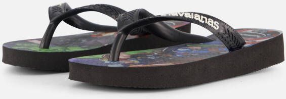 Havaianas Marvel II Slippers zwart Rubber