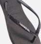 HAVAIANAS Teenslippers Dames Kids Slim Glitter Ii Maat: 33 34 Materiaal: Rubber Kleur: Zwart - Thumbnail 4