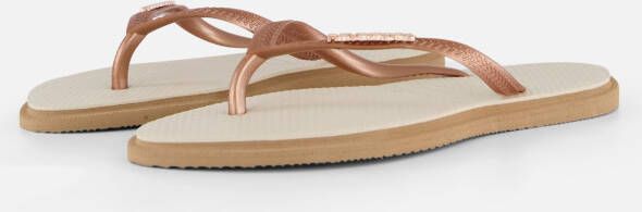 Havaianas Slim Point Slippers roze Rubber